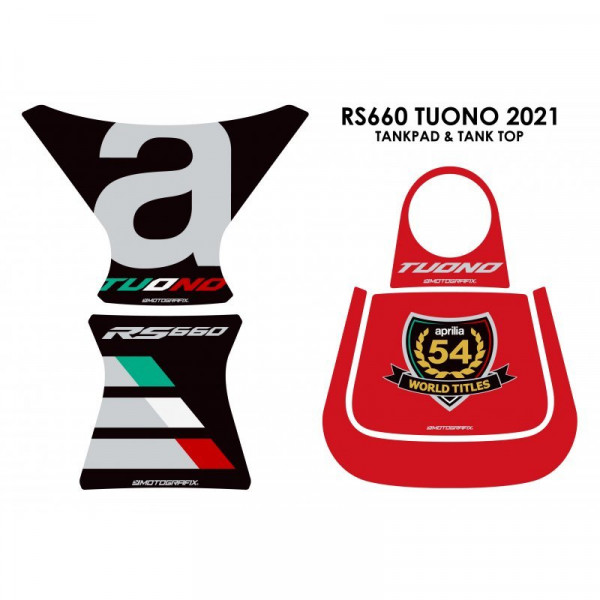 Motografix 3D Gel Tank Pad passend für Aprilia RS 660 TUONO TA027KTR