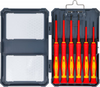VDE-Präzisions-Schraubendreher-Satz 6-tlg. DIN EN/IEC 60900 geprüft VDE-Präzisions-Schraubendreher-Satz 6-tlg. DIN EN/IEC 60900 geprüft