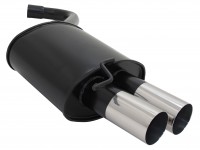 Novus Sportauspuff passend für BMW E90 / E91 2x76mm RL-Design Novus Sportauspuff passend für BMW E90 / E91 2x76mm RL-Design