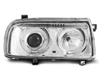 Scheinwerfer Angel Eyes chrom passend für VW Vento 01.92-08.98 Scheinwerfer Angel Eyes chrom passend für VW Vento 01.92-08.98