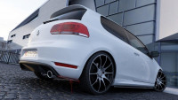 Heck Ansatz Flaps Diffusor passend für VW Golf 6 GTI 35th Carbon Look Heck Ansatz Flaps Diffusor passend für VW Golf 6 GTI 35th Carbon Look