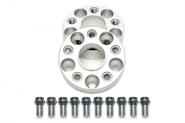 TA Technix Spurverbreiterungsset für OEM Radschrauben 30mm pro Seite/60mm pro Achse, LK 5x100, NLB 5