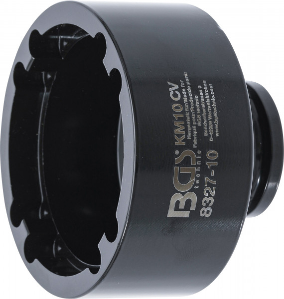 BGS Nutmutternschlüssel KM10 mit innen liegenden Zapfen