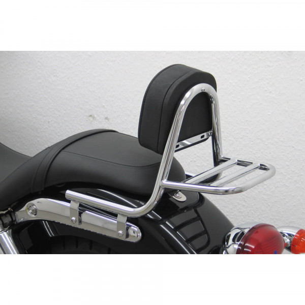 FEHLING Sissy Bar aus Rohr mit Kissen und Gepäckträger, TRIUMPH Speedmaster 2008-