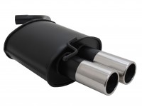 Novus Sportauspuff passend für BMW E90 / E91 2x76mm Edelstahl Novus Sportauspuff passend für BMW E90 / E91 2x76mm Edelstahl