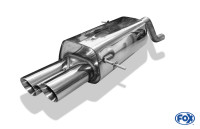 FOX Endschalldämpfer 2x80 Typ 25 passend für Ford Fiesta VII FOX Endschalldämpfer 2x80 Typ 25 passend für Ford Fiesta VII