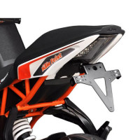 Kennzeichenhalter-Set passend für KTM RC 125/200/390 14-18 verstellbar inklusive Reflektor Kennzeichenhalter-Set passend für KTM RC 125/200/390 14-18 verstellbar inklusive Reflektor