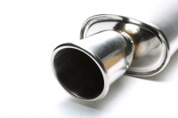 TA Technix Edelstahl Sportendschalldämpfer universal 115mm rund angeschrägt nach außen gebördelt TA Technix Edelstahl Sportendschalldämpfer universal 115mm rund angeschrägt nach außen gebördelt