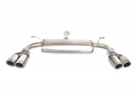 Ulter Sportauspuff passend für Ford Focus IV 2018- mit 4 Duplex Endrohren rund Ø70 Ulter Sportauspuff passend für Ford Focus IV 2018- mit 4 Duplex Endrohren rund Ø70