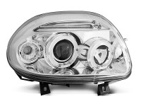 Angel Eyes Scheinwerfer Chrome passend für Renault Clio II 09.98-05.01 Angel Eyes Scheinwerfer Chrome passend für Renault Clio II 09.98-05.01