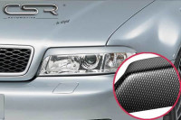 Scheinwerferblenden Carbon Look passend für Audi A4 B5 Scheinwerferblenden Carbon Look passend für Audi A4 B5