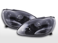 Scheinwerfer Set passend für Mercedes S-Klasse W220 98-01 schwarz Scheinwerfer Set passend für Mercedes S-Klasse W220 98-01 schwarz