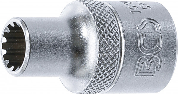 Steckschlüssel-Einsatz Gear Lock | Antrieb Innenvierkant 12,5 mm (1/2") | SW 9 mm