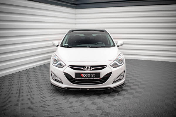 Front Ansatz Für Hyundai I40 Mk1 Schwarz Hochglanz