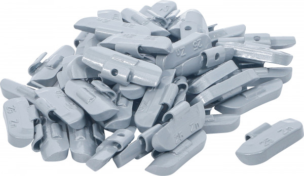 Auswuchtgewichte 25 g Zink 100-tlg. für Stahlfelgen