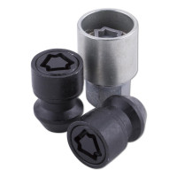 ST Radmutter Diebstahlsicherung M12x1,25 SW19 schwarz (2 Muttern + Schlüssel) ST Radmutter Diebstahlsicherung M12x1,25 SW19 schwarz (2 Muttern + Schlüssel)