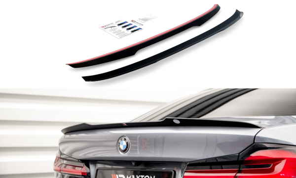 Spoiler CAP Für BMW 5er G30 Facelift M-Paket Schwarz Matt