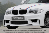 Rieger Spoilerstoßstange passend für BMW 1er E81 2-tür. 09/04-08/11 Rieger Spoilerstoßstange passend für BMW 1er E81 2-tür. 09/04-08/11