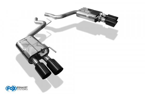 Ford Mustang VI Facelift Coupe & Convertible - 8 -Zylinder Endschalldämpfer rechts/links mit Abgaskl