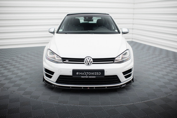 Front Ansatz V.5 +Flaps Für Volkswagen Golf R / R-Line Mk7