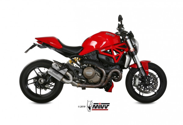 MIVV MK3 Edelstahl DUCATI MONSTER 1200 2014 > 2016