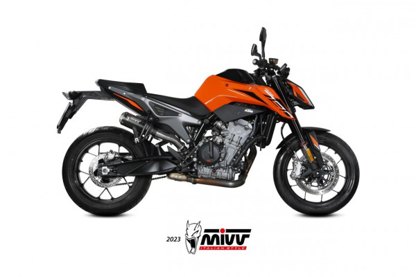 MIVV MK3 Edelstahl Schwarz KTM 790-890 DUKE 18-24