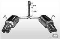 FOX Endschalldämpfer passend für Mini Cooper S R53 - 2x76 Typ 10 rechts/links FOX Endschalldämpfer passend für Mini Cooper S R53 - 2x76 Typ 10 rechts/links