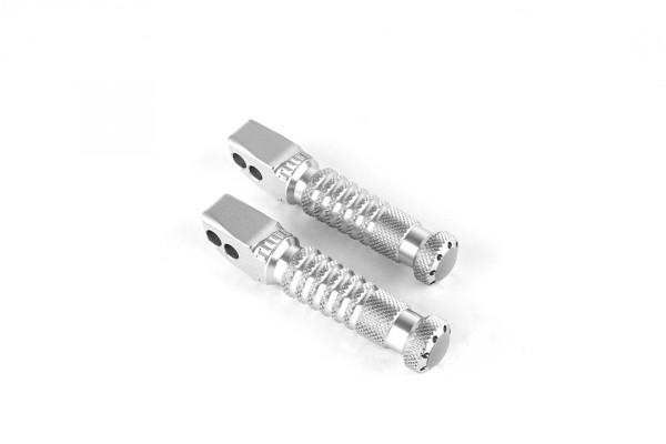 Gilles Austauschfußrasten-Kit Sport Fahrer silber passend für BMW R nineT, F900R