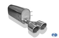 FOX Endschalldämpfer 2x90 Typ 16 passend für Peugeot 208 GTI FOX Endschalldämpfer 2x90 Typ 16 passend für Peugeot 208 GTI