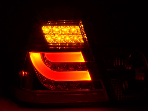 LED Rückleuchten Set Lightbar BMW 3er E46 Limo Bj. 02-05 rot/klar