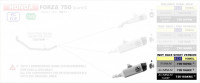 Arrow Indy-Race Endschalldämpfer Titan kurze Version passend für Honda Forza 750 21-23 Arrow Indy-Race Endschalldämpfer Titan kurze Version passend für Honda Forza 750 21-23