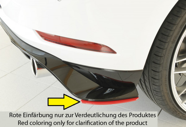 Rieger Heckschürzenansatz seitlich rechts für VW Golf 7 GTI-TCR 3-tür. 01.19-