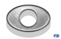FOX Deckel für Endrohr oval 140x90mm - Loch 55mm FOX Deckel für Endrohr oval 140x90mm - Loch 55mm