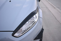 Scheinwerfer Blenden Böser Blick V.1 Für Ford Fiesta ST / ST-Line / Standard Mk7 FL Schwarz Hochglan