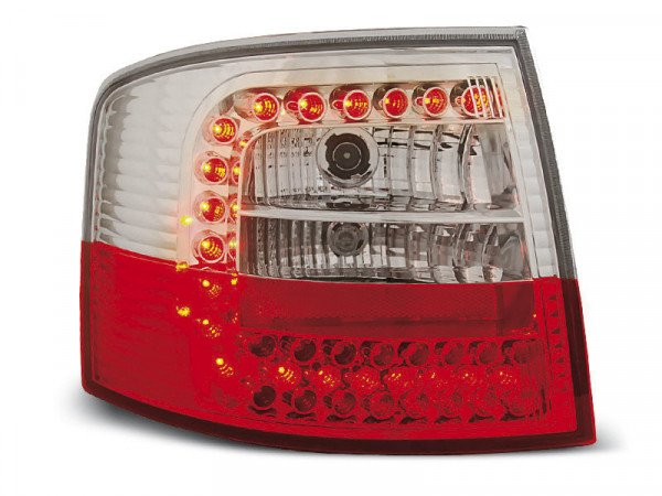 LED Rücklichter rot weiß passend für Audi A6 05.97-05.04 Avant