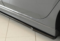 Rieger Seitenschweller links ansatz glanz schwarz für Seat Leon FR (5F) 5-tür. 01.17- (ab Facelift)