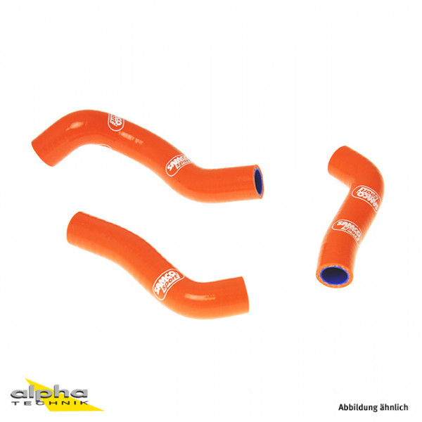 SAMCO SPORT Siliconschlauch Kit orange für KTM 250 SX-F 250 XC-F Modelljahr 2011-2012