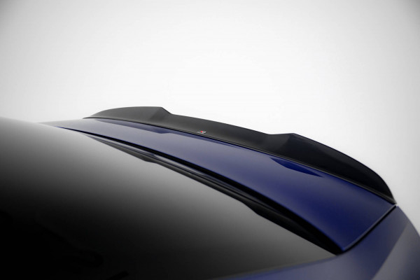 Spoiler CAP Für 3D Audi A3 S-Line Limousine / S3 Limousine 8Y Facelift Schwarz Hochglanz