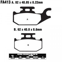 EBC FA413R Bremsbeläge passend für Suzuki ATV EBC FA413R Bremsbeläge passend für Suzuki ATV