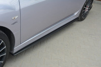 Seitenschweller Ansatz Für MAZDA 6 MK2 SPORT HATCH (GH-SERIES) Vor Facelift Schwarz Hochglanz