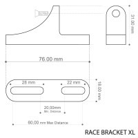Barracuda Spiegeladapter XR passend für SKIN XR B-LUX Spiegel Barracuda Spiegeladapter XR passend für SKIN XR B-LUX Spiegel