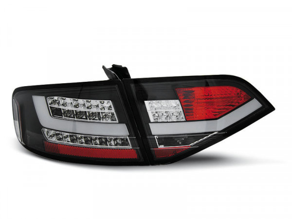 LED Rücklichter schwarz passend für Audi A4 B8 08-11 Limousine