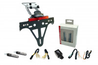 alpha Technik Kennzeichenhalter-Blinker-Kit passend für Honda CBR650F / CB650F ab 2017 alpha Technik Kennzeichenhalter-Blinker-Kit passend für Honda CBR650F / CB650F ab 2017