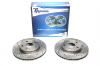 TA Technix Sport Bremsscheiben Satz Vorderachse passend für Toyota Auris / Corolla Stufenheck TA Technix Sport Bremsscheiben Satz Vorderachse passend für Toyota Auris / Corolla Stufenheck