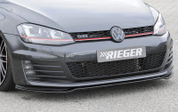 Rieger Spoilerschwert nur für GTI / GTD glanz schwarz für VW Golf 7 GTD 5-tür. 06.13-12.16 (bis Face Ausführung: Schwarz matt