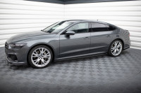 Seitenschweller Ansatz Für Audi A7 S-Line C8 / S7 C8 / C8 Facelift / S7 Facelift Schwarz Hochglanz