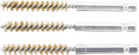 BGS Messingbürsten-Set 3-tlg. 8 mm mit Außensechskant 6,3 mm BGS Messingbürsten-Set 3-tlg. 8 mm mit Außensechskant 6,3 mm