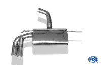 FOX Endschalldämpfer 2x80 Typ 16 passend für VW Golf VII FOX Endschalldämpfer 2x80 Typ 16 passend für VW Golf VII