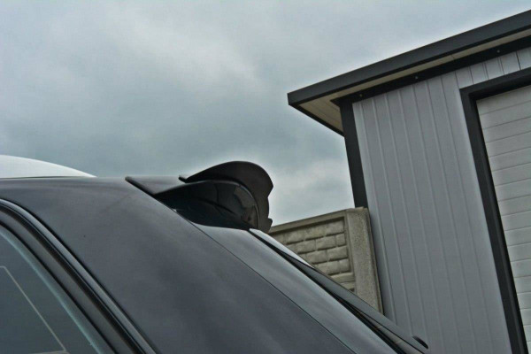 Spoiler CAP Für Audi S4 / A4 S-Line B7 Avant Schwarz Hochglanz