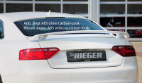 Rieger Heckscheibenblende carbon look für Audi A5 S5 (B8/B81) Coupé 10.11-06.16 (ab Facelift)